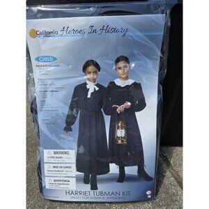 Harriet Tubman‎ or Susan B Anthony Dress/Robe Girls M 8/10 Halloween Costume NEW